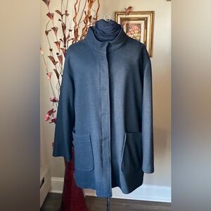 Linden Hill Gray Unconstructed Jacket | 1X